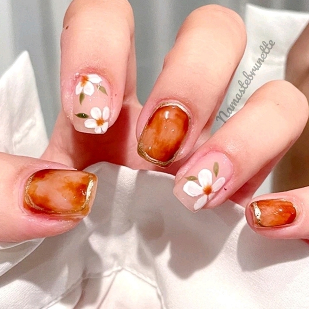 2/$16 Floral Boho Press on Nails